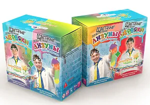 Набор для опытов «Инновации для детей» 827 «Цветные червяки и лизуны», изображение 1