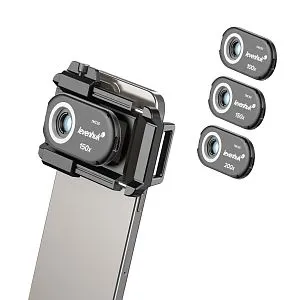 Набор микроскопов для телефона с подсветкой Levenhuk Kelvin TMC50, изображение 1
