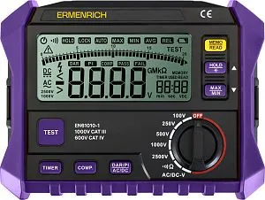Тестер изоляции Ermenrich Ping ET50, изображение 1