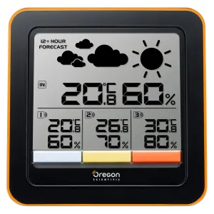 Метеостанция Oregon Scientific RAR502X, с тремя датчиками, изображение 2