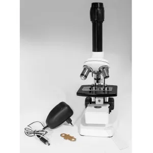 Микроскоп «Юннат 2П-3», белый, с подсветкой, изображение 5