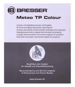 Метеостанция проекционная Bresser с цветным дисплеем, черная, изображение 14