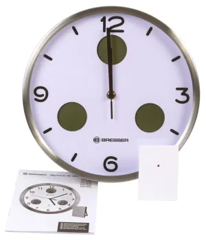 Часы настенные Bresser MyTime io NX Thermo/Hygro, 30 см, белые, изображение 5