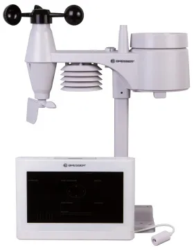 Метеостанция Bresser Comfort «5 в 1» с цветным дисплеем, белая, изображение 7