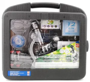 Микроскоп игрушечный EDU-TOYS 100–1200x, в кейсе (MS907), изображение 2