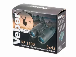 Бинокль Veber 8x42 RF1200 с лазерным дальномером, изображение 7
