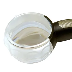 Лупа Kromatech ручная контактная 10x, 65 мм, с подсветкой (1 LED) TH-8015, изображение 2